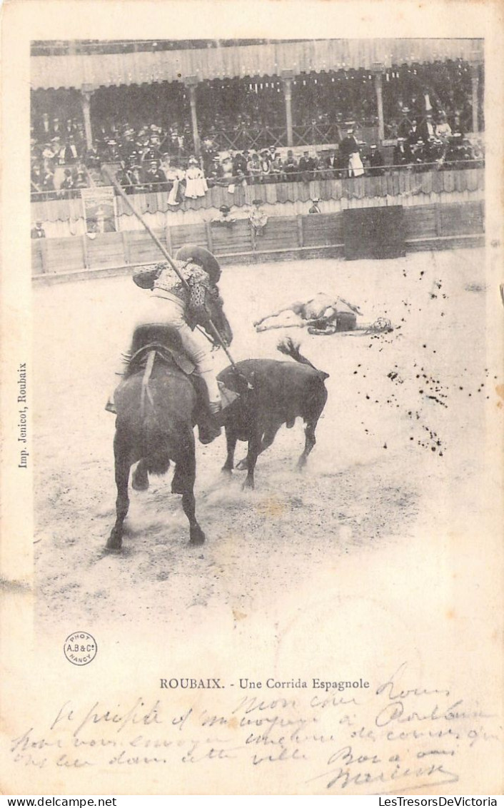 FRANCE - 59 - ROUBAIX - Une Corrida Espagnole - Carte Postale Ancienne - Roubaix