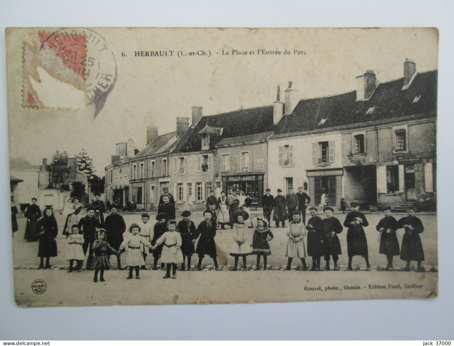 HERBAULT  La Place Et L'entrée Du Parc , 1906 - Herbault