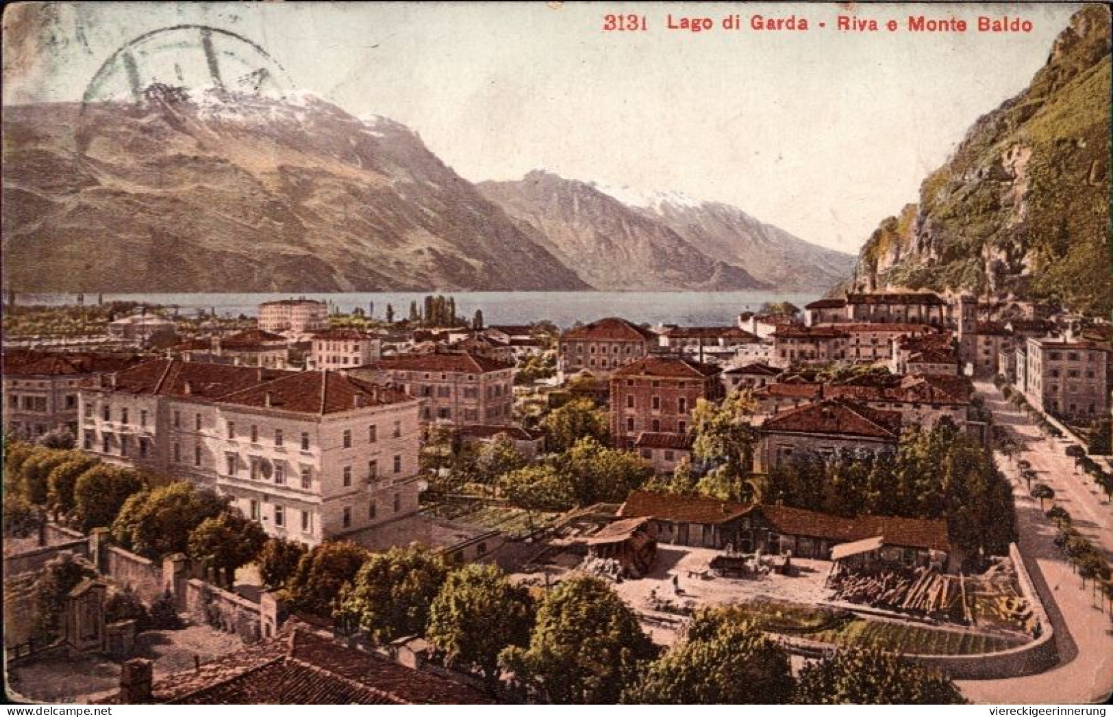 ! Alte Ansichtskarte Lago Di Garda, Riva, Italien - Otros & Sin Clasificación