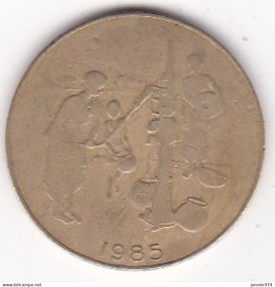 États De L'Afrique De L'Ouest 10 Francs 1985 FAO , En Bronze Aluminium, KM# 10 - Autres – Afrique