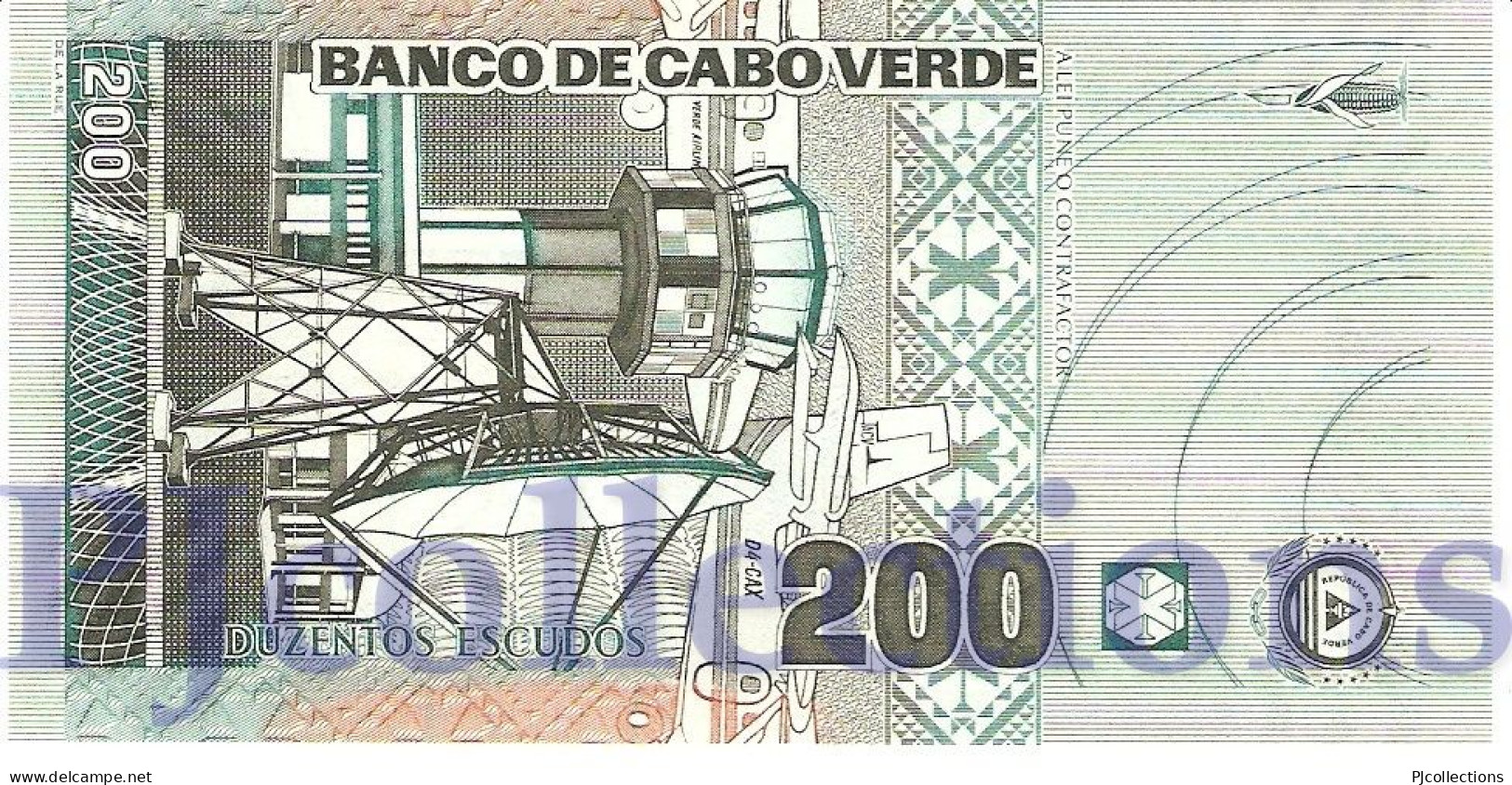 CAPE VERDE 200 ESCUDOS 2005 PICK 68a UNC - Capo Verde