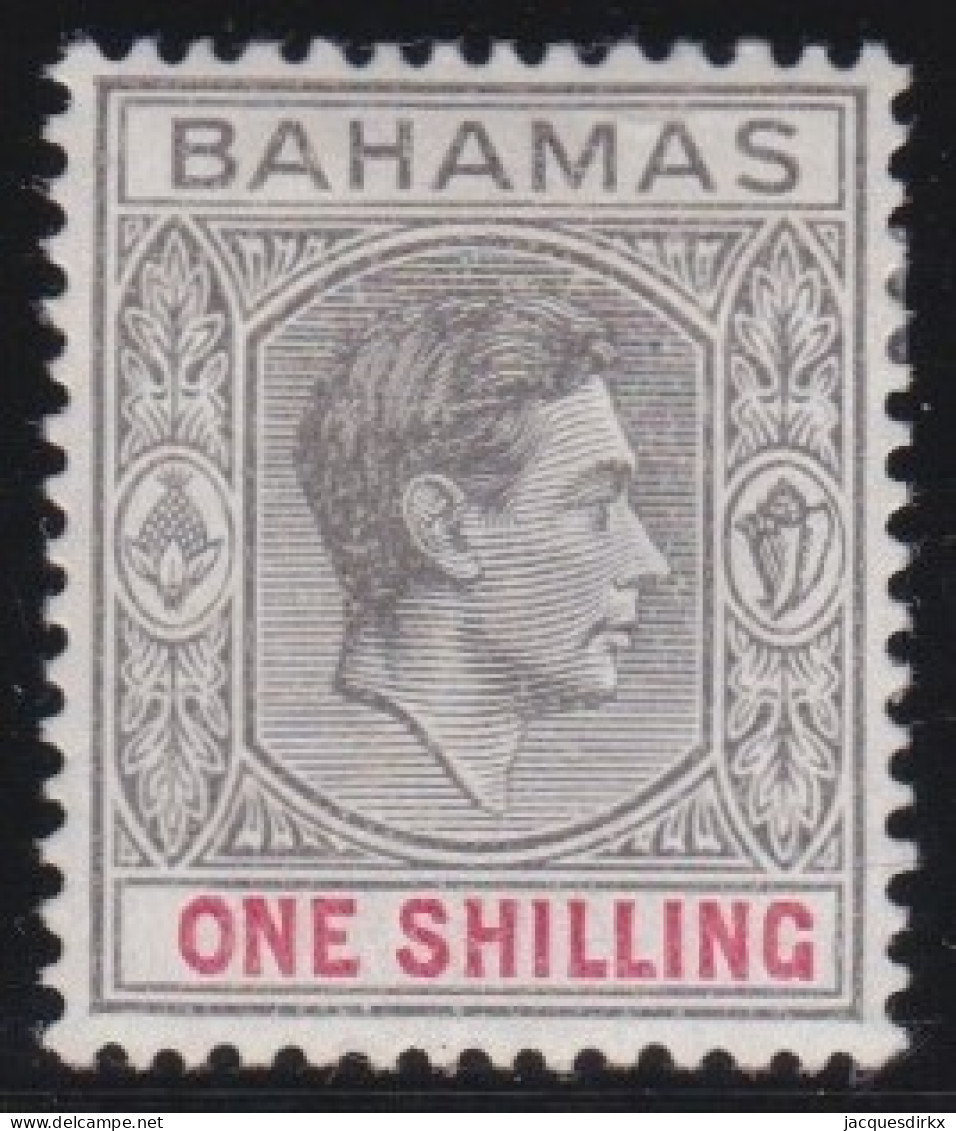 Bahamas     .    SG    .   155   Thick Paper   .     *      .    Mint-hinged - 1859-1963 Crown Colony
