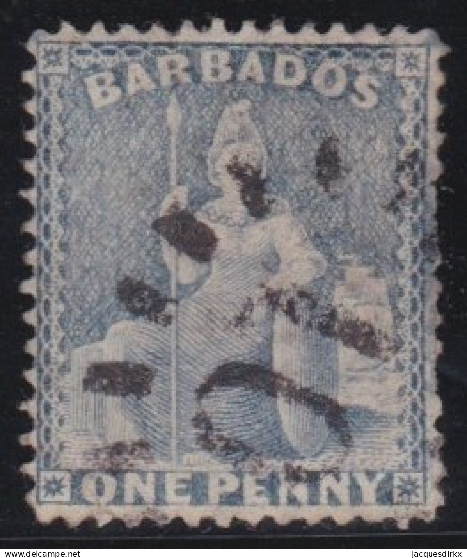 Barbados    .    SG    .   73   .    St  Peter     .     O    .   Cancelled - Barbades (...-1966)