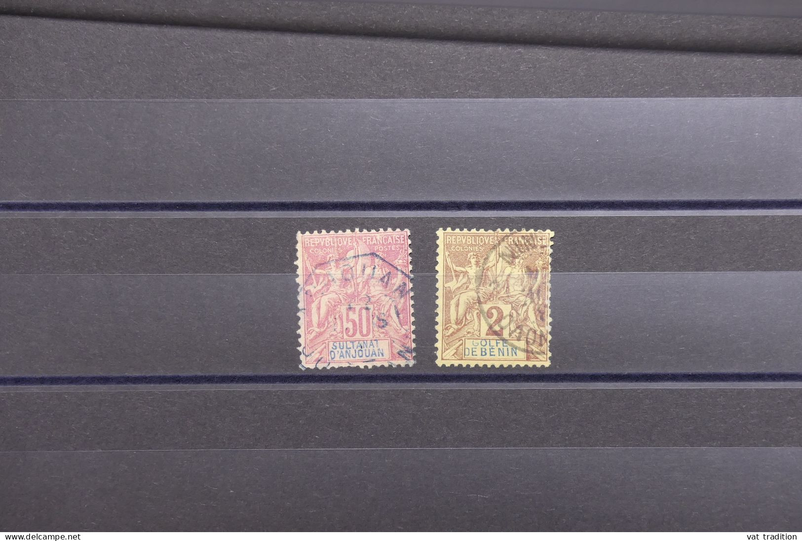 ANJOUAN - 2 Exemplaires Au Type Groupe Oblitérés - L 142994 - Used Stamps