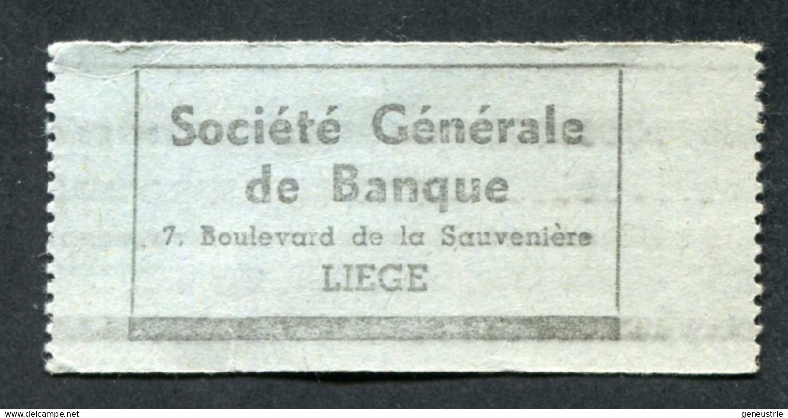 Jeton-carton "Les 2 Francs De L'Aveugle - 1967 - Tickets Meurice à Bruxelles" Monnaie De Nécessité - Noodgeld