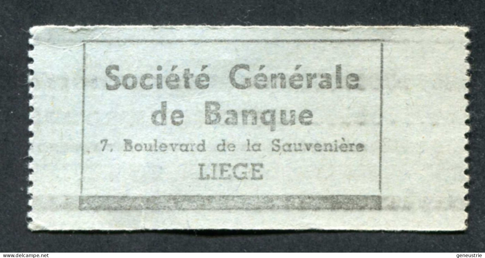 Jeton-carton "Les 2 Francs De L'Aveugle - 1967 - Tickets Meurice à Bruxelles" Monnaie De Nécessité - Monetari / Di Necessità