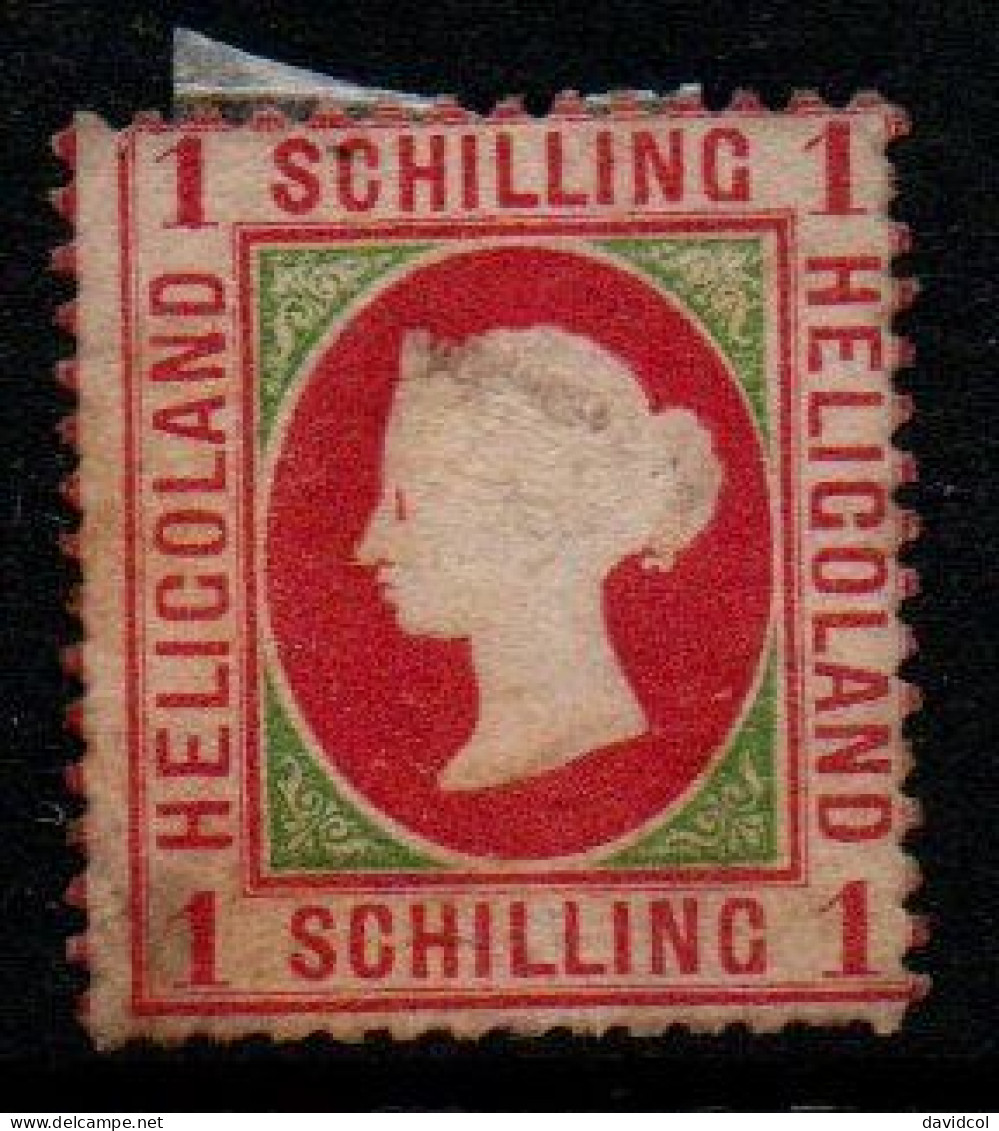 2490C - HELIGOLAND - 1869 - MI#: 7 - MH - CV: €180.00 - Heligoland (1867-1890)