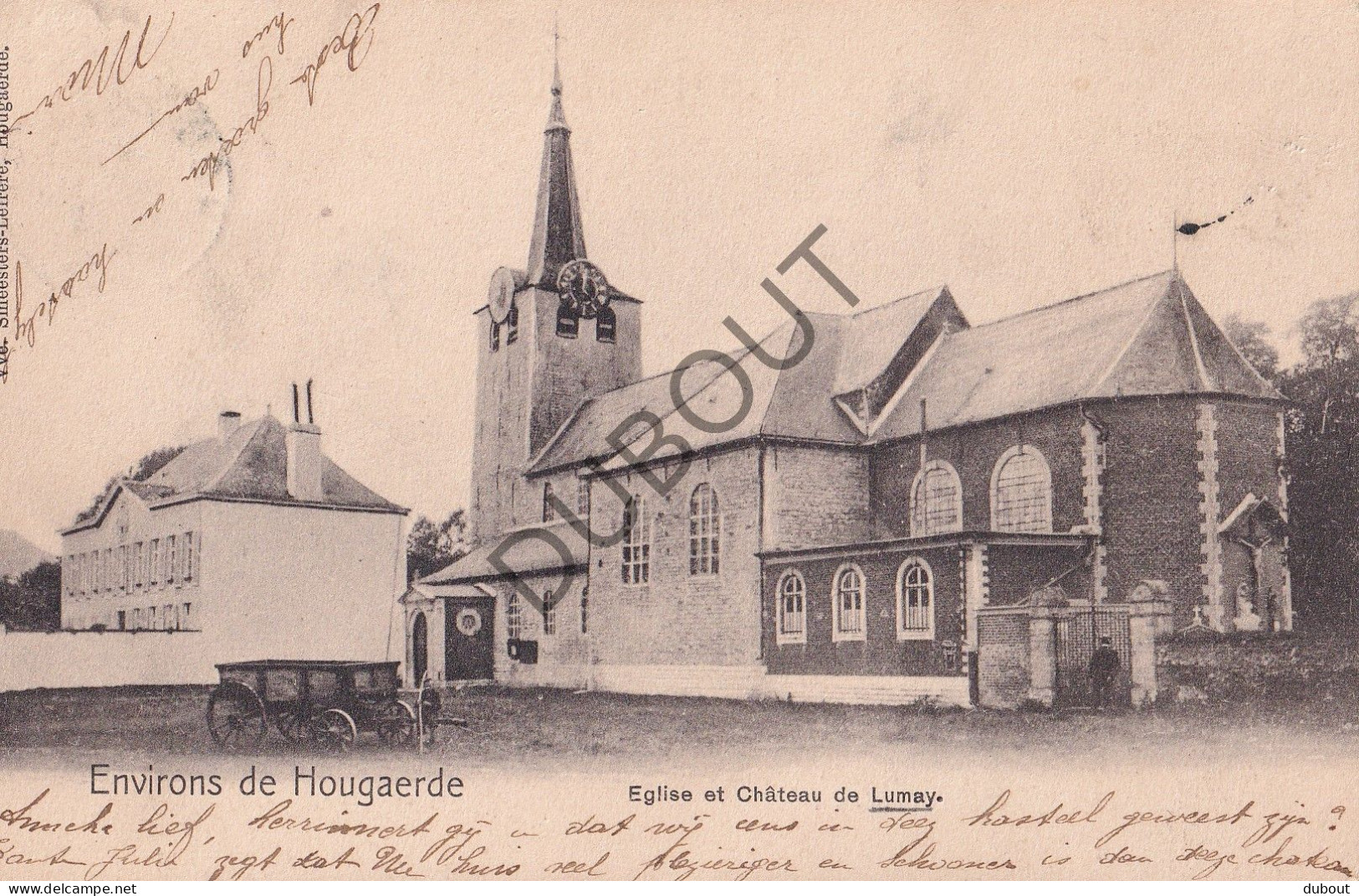 Postkaart/Carte Postale -Hoegaarden - Kerk - Kasteel Van Lumay  (C3317) - Hoegaarden