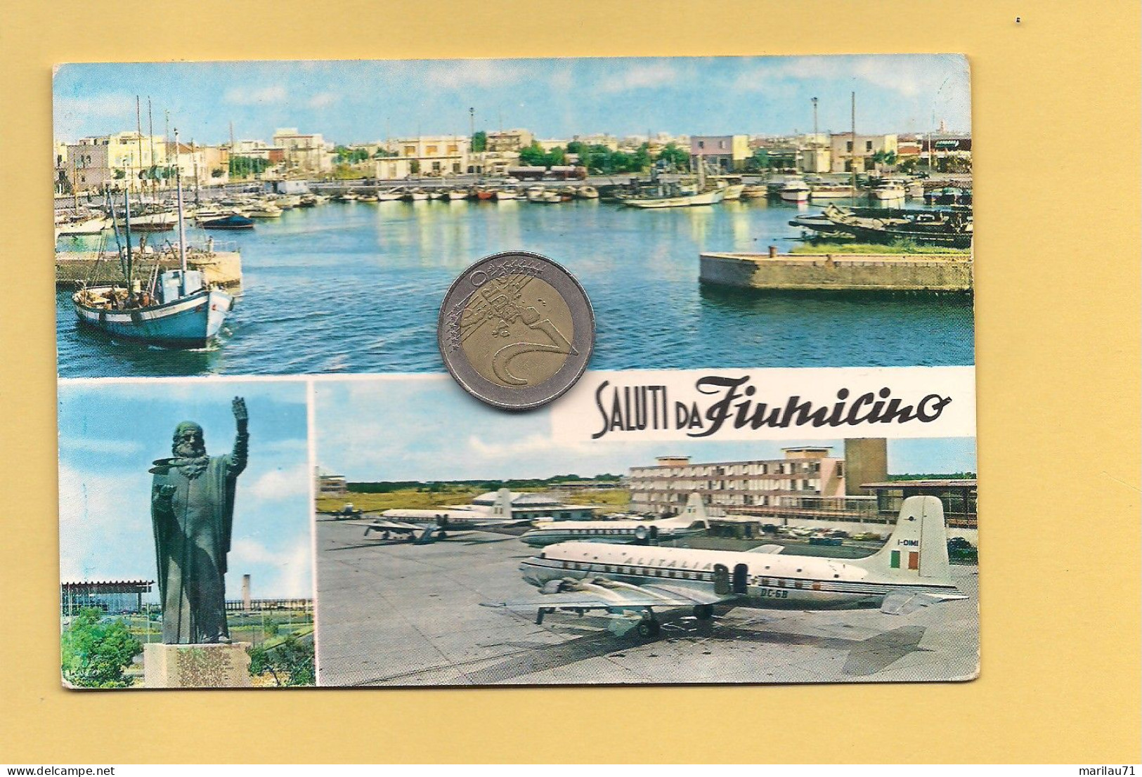 MM2658 Lazio FIUMICINO Roma 1963 Viaggiata - Fiumicino