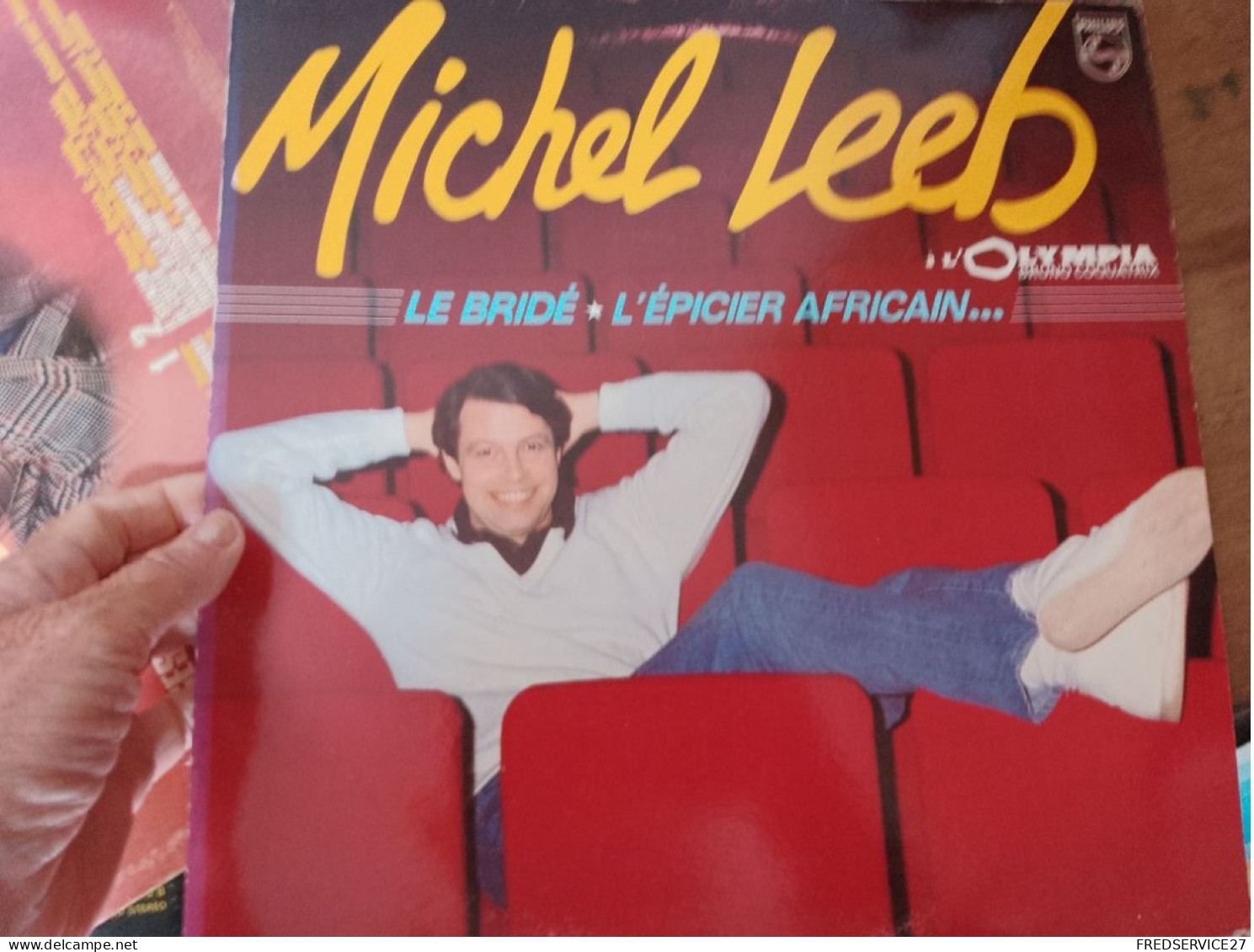 89 //  MICHEL LEEB A L'OLYMPIA / LE BRIDE / L'EPICIER AFRICAIN..... - Comiques, Cabaret