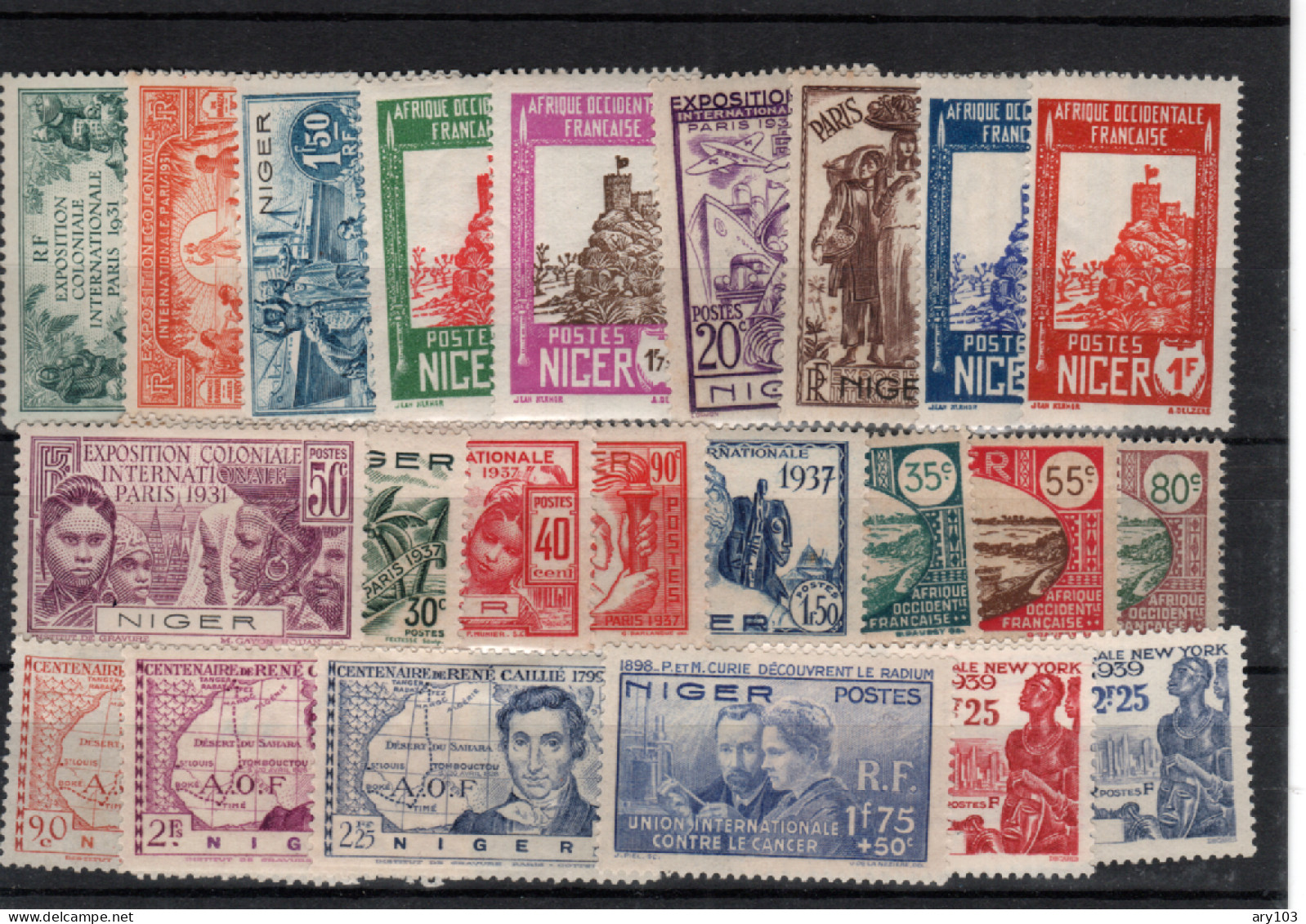 Niger  -  (1931)  Lot  N°54 /76 - Andere & Zonder Classificatie