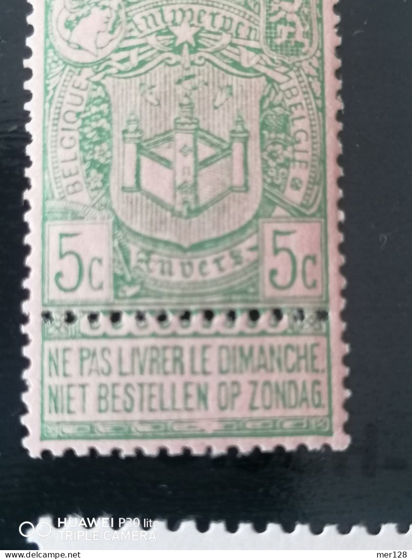 68** WITTE VLEK  ONDER BESTELLEN - 1849-1900