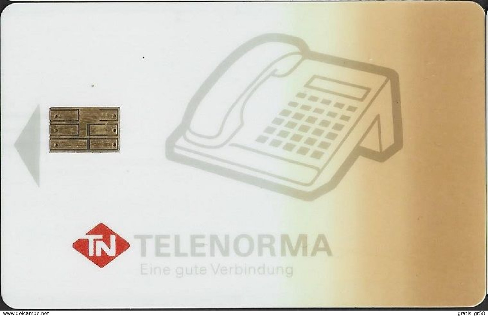 Germany - Telenorma - Telenorma Chip With Six Dots Phonecard , As Scan - Other & Unclassified