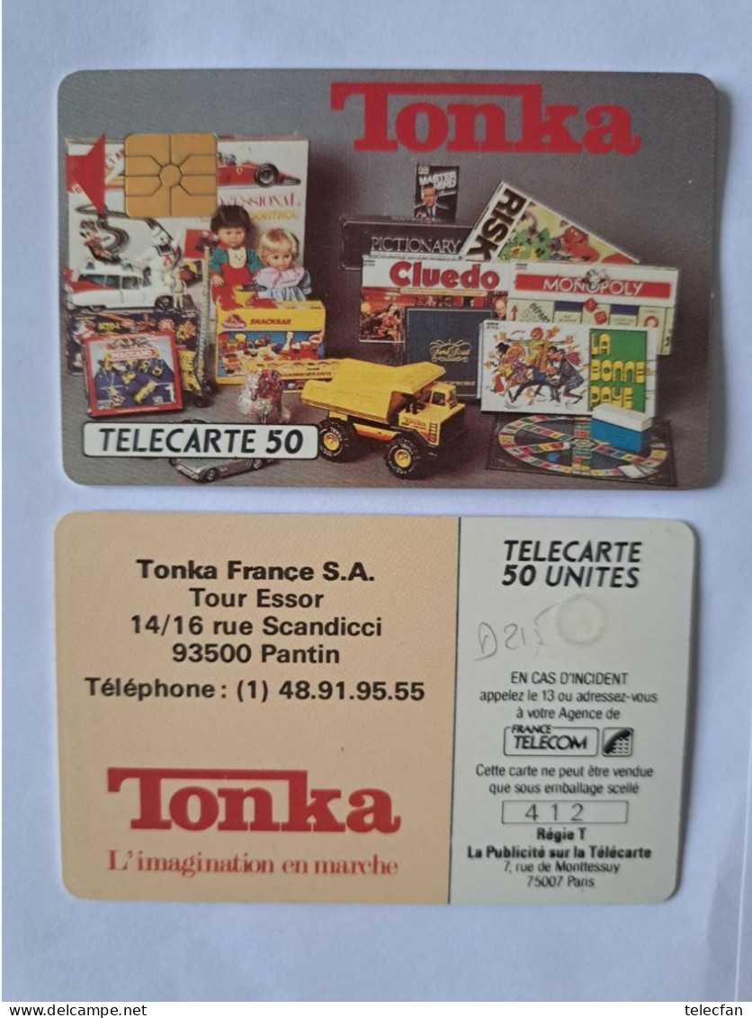 FRANCE PRIVEE D215 TONKA JOUET 50U UT - Telefoonkaarten Voor Particulieren