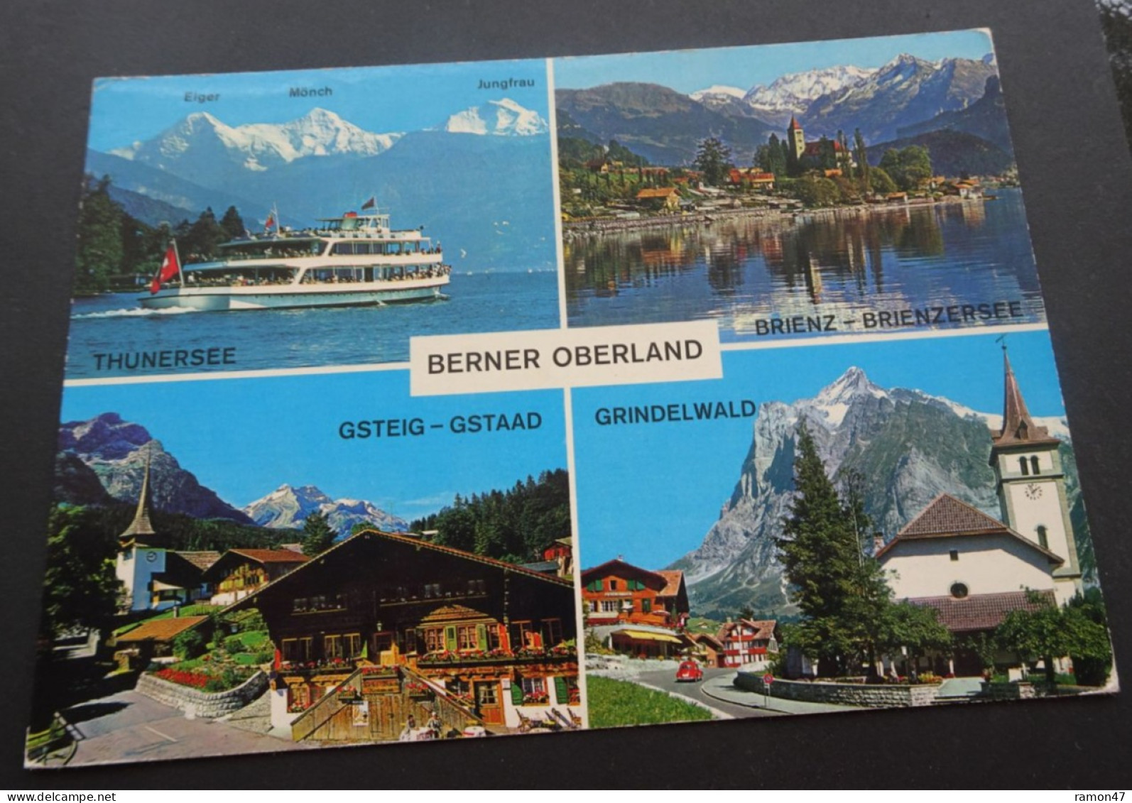 Berner-Oberland - Color-Photo - Photo Arthur Baur, Oberhofen - # 7127 - Oberhofen Am Thunersee