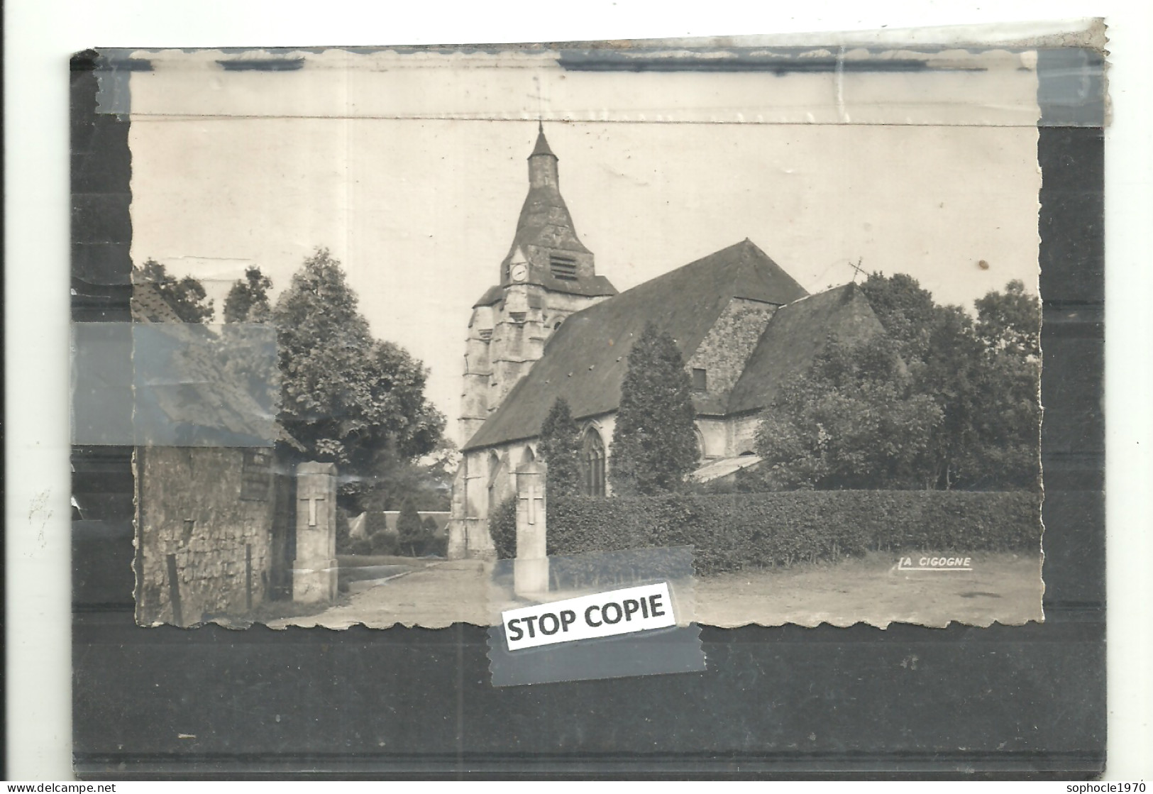 04-2023 - HUG300 - PAS DE CALAIS - 62 - AVESNES LE COMTE - CPSM PF NB - L'église - Avesnes Le Comte