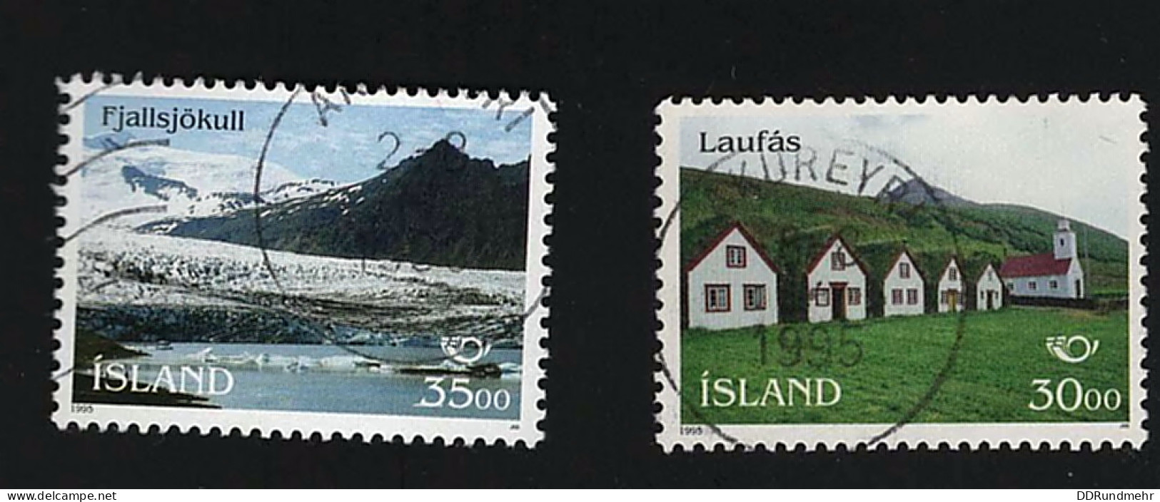 1995 Norden Michel IS 824 - 825 Stamp Number IS 799 - 801 Yvert Et Tellier IS 779 - 780 - Gebraucht