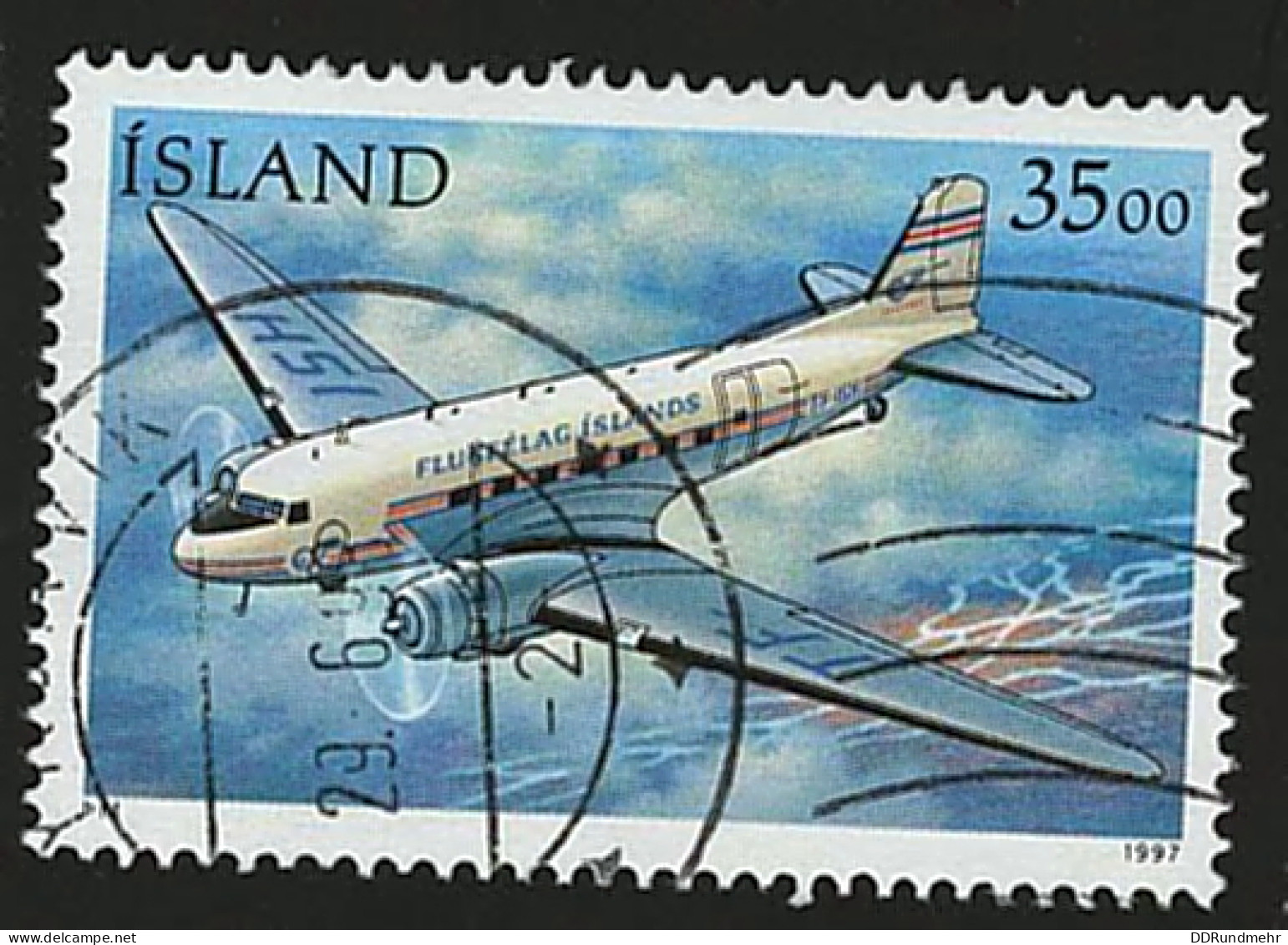 1997 Postal Aircrafts Michel IS 868 Stamp Number IS 840 Yvert Et Tellier IS 817 Stanley Gibbons IS 881 AFA IS 853 - Gebraucht