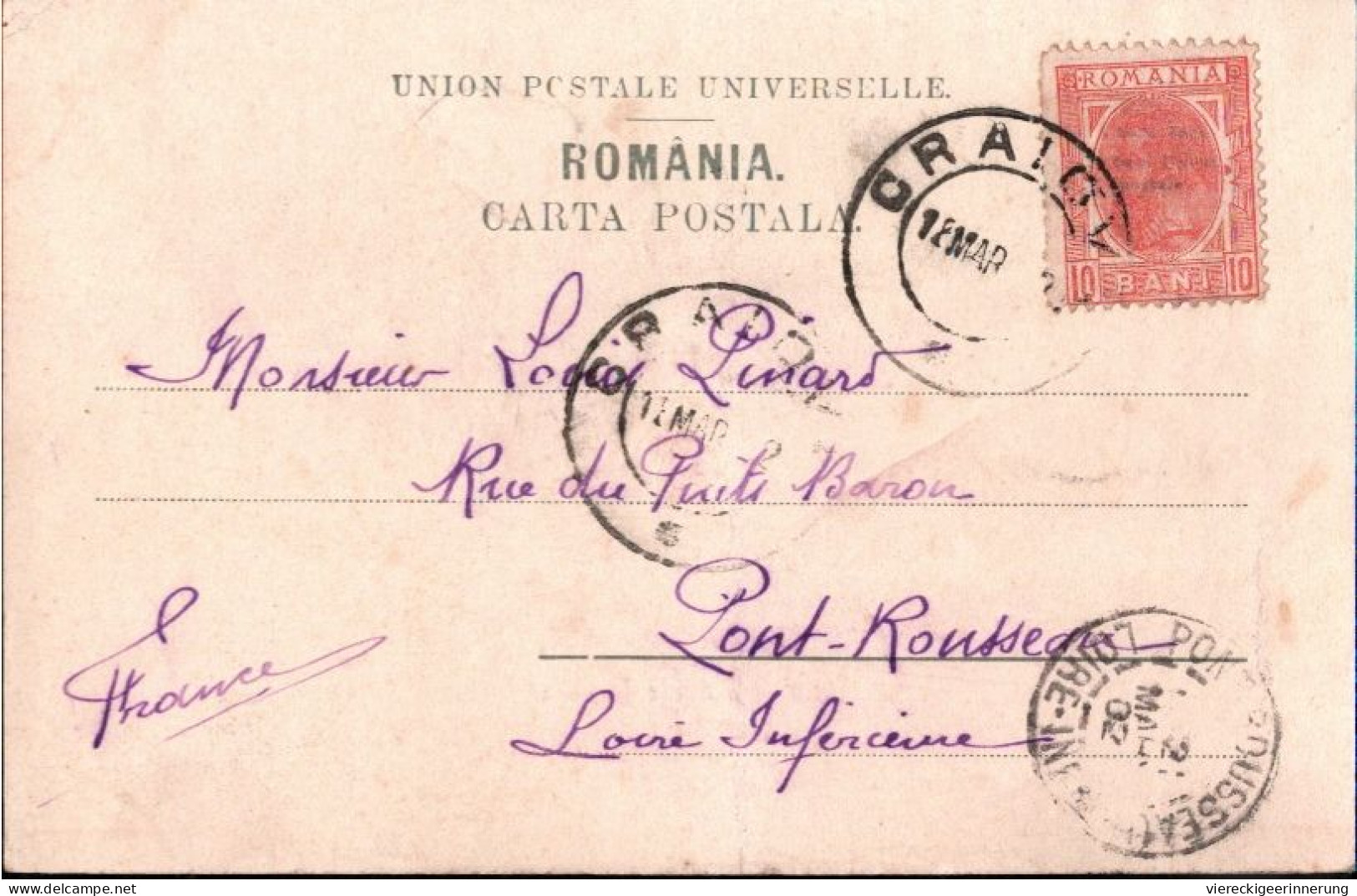 ! 1902 Alte Ansichtskarte Aus Rumänien, Salinele Doftana, Romania, Edit. M. Grünberg - Romania