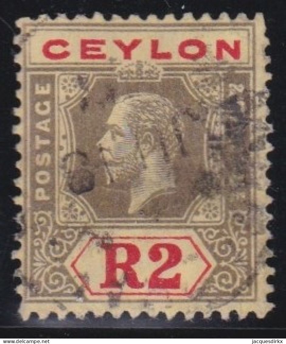 Ceylon          .   SG    .     316b   (2 Scans)    .     O    .    Cancelled - Ceylan (...-1947)