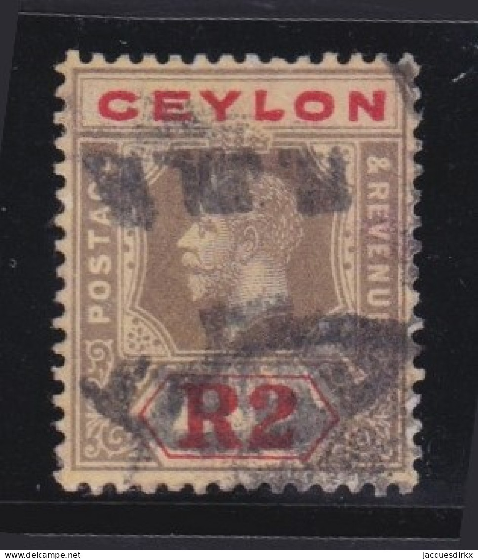 Ceylon          .   SG    .     316c   (2 Scans)    .     O    .    Cancelled - Ceylon (...-1947)