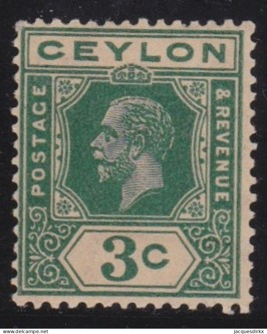 Ceylon          .   SG    .     302w  (2 Scans)    .     **    .    MNH - Ceylan (...-1947)