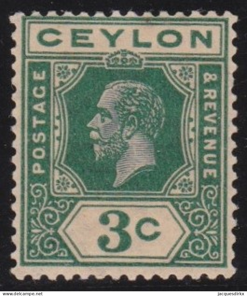 Ceylon          .   SG    .     302y  (2 Scans)    .     **    .    MNH - Ceylan (...-1947)