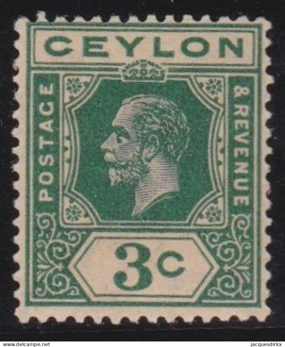 Ceylon          .   SG    .     302y  (2 Scans)    .     **    .    MNH - Ceylan (...-1947)