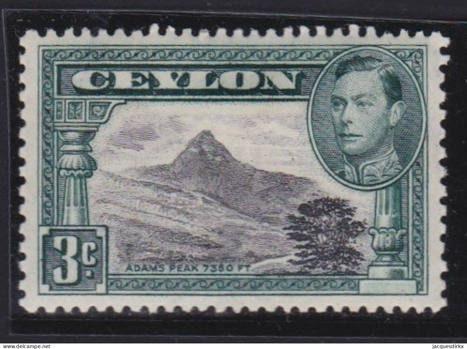 Ceylon          .   SG    .     387       .    *      .      Mint-hinged - Ceylon (...-1947)