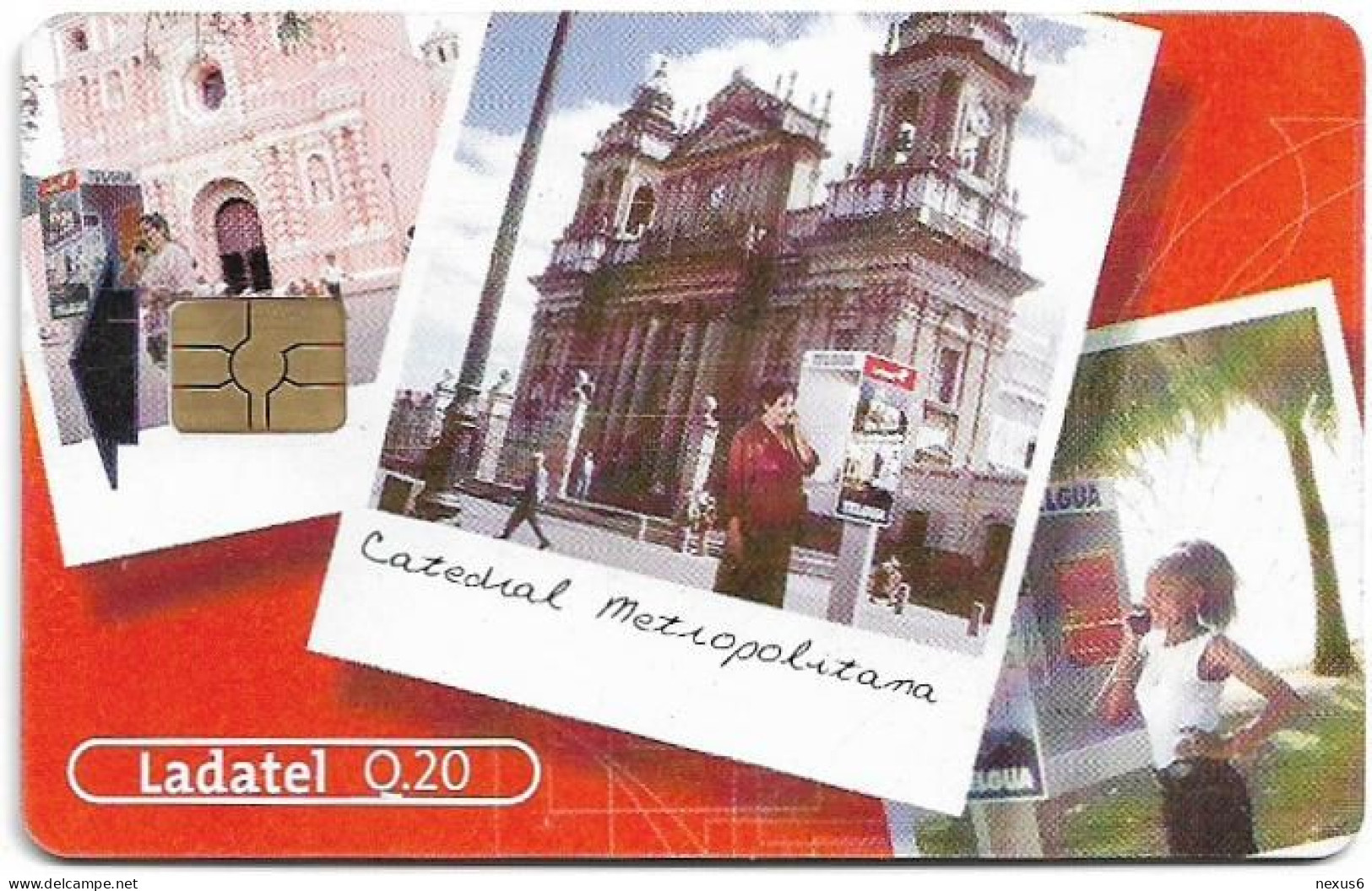 Guatemala - Telgua Ladatel - Tourist Phone Booths 4/6, Gem5 Red, 2003, 20Q, Used - Guatemala