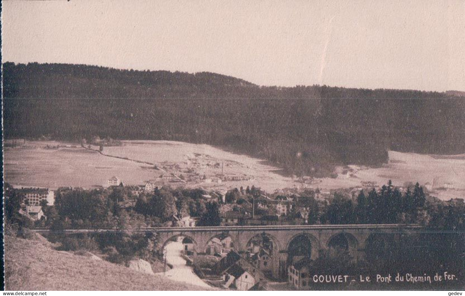 Couvet NE, Le Pont Du Chemin De Fer (339) - Couvet