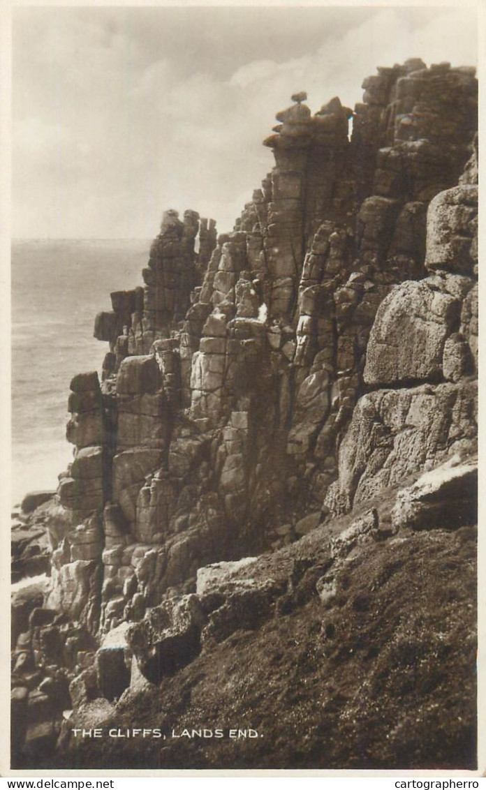 Postcard United Kingdom England Cornwall Land's End 1933 - Land's End