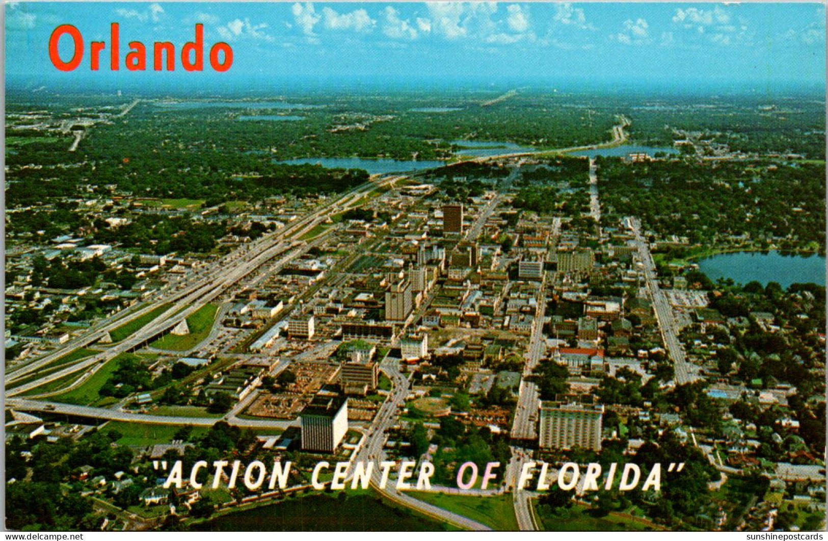 Florida Orlando Aerial View Of The Action Center Of Florida - Orlando