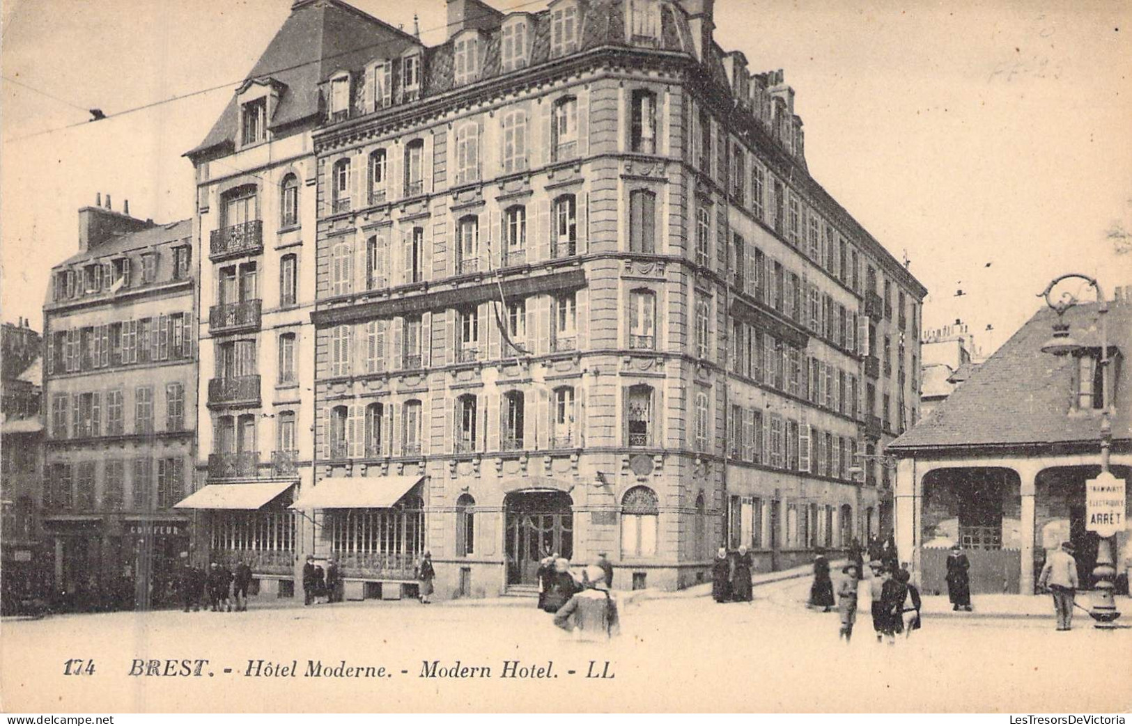 FRANCE - 29 - BREST - Hôtel Moderne - LL - Carte Postale Ancienne - Brest