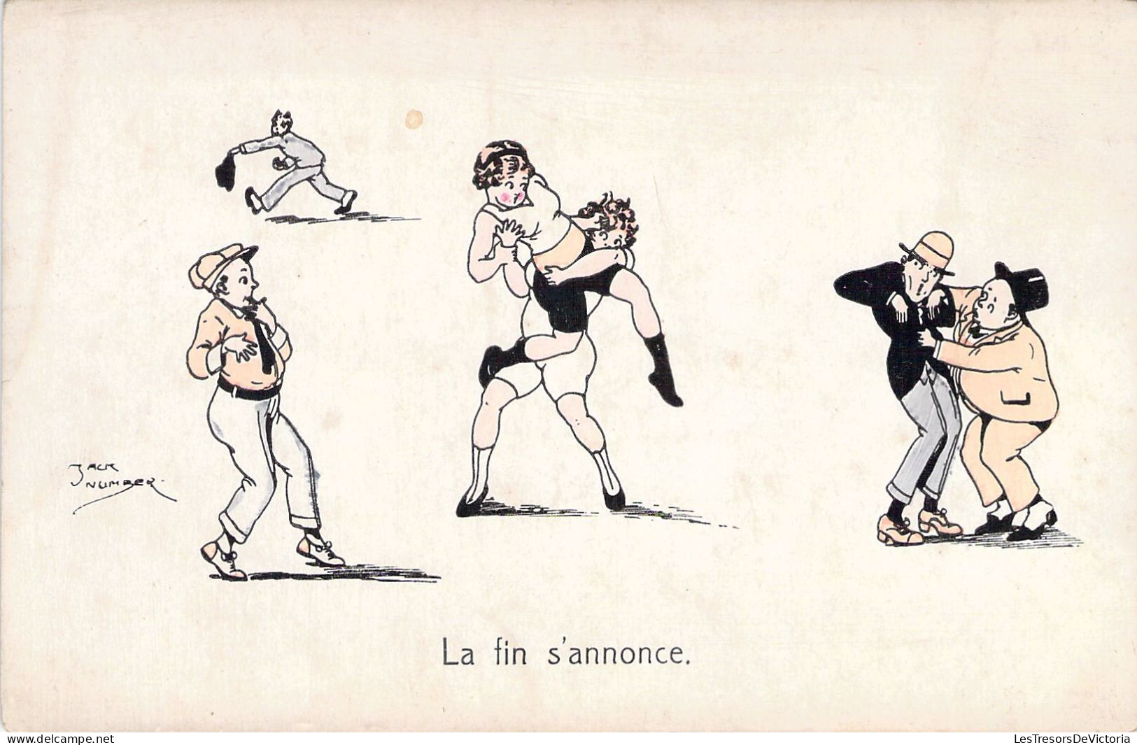 HUMOUR - La Fin S'annonce - Sport - Carte Postale Ancienne - Humour