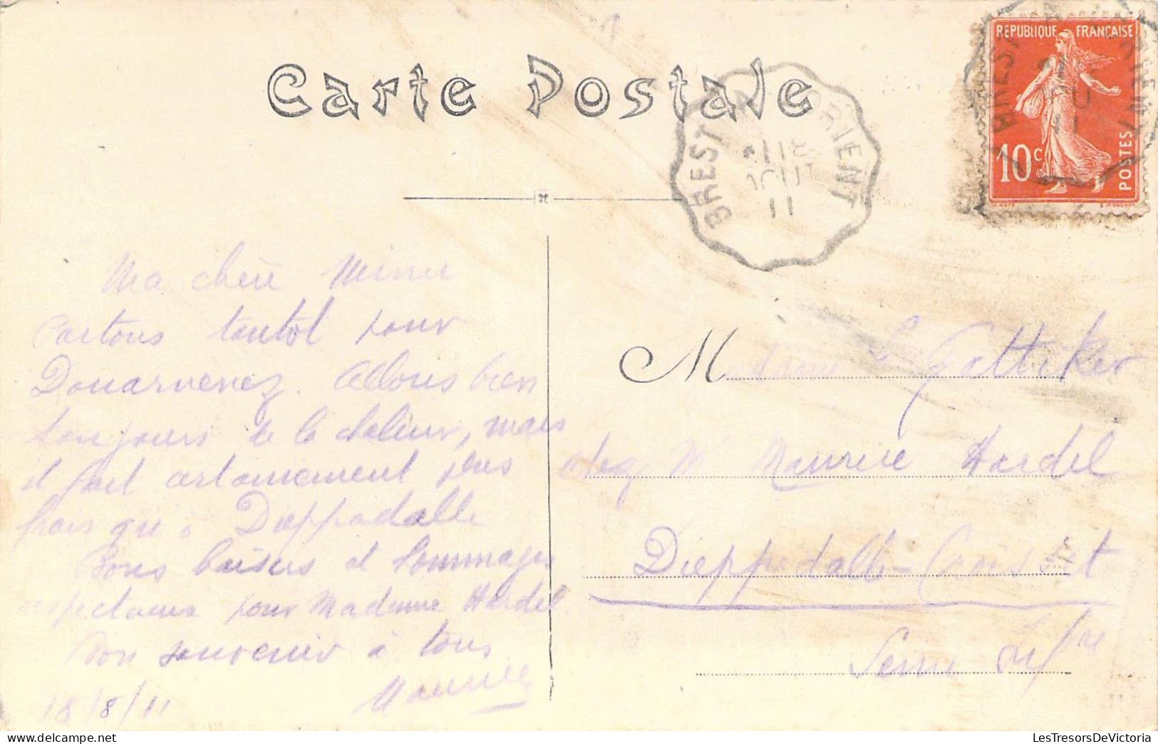 FRANCE - 29 - BREST - Le Château Et La Rade - Carte Postale Ancienne - Brest