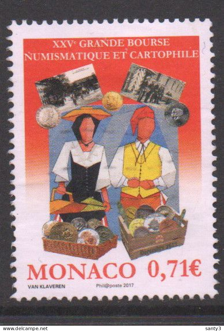 Monaco 2017 Yv 3106,  Gestempeld - Gebruikt