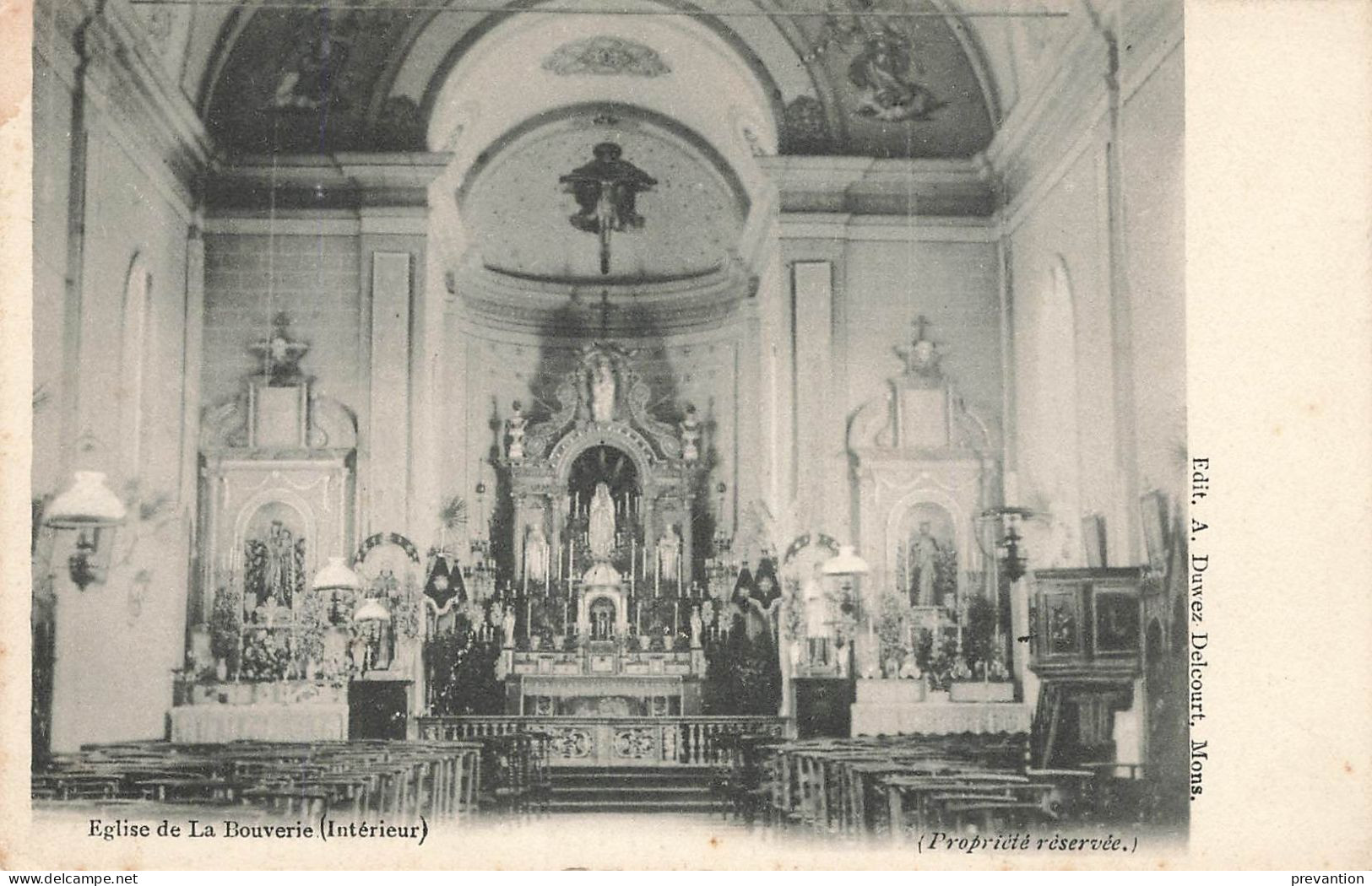 EGLISE De La Bouverie (intérieur) - Frameries