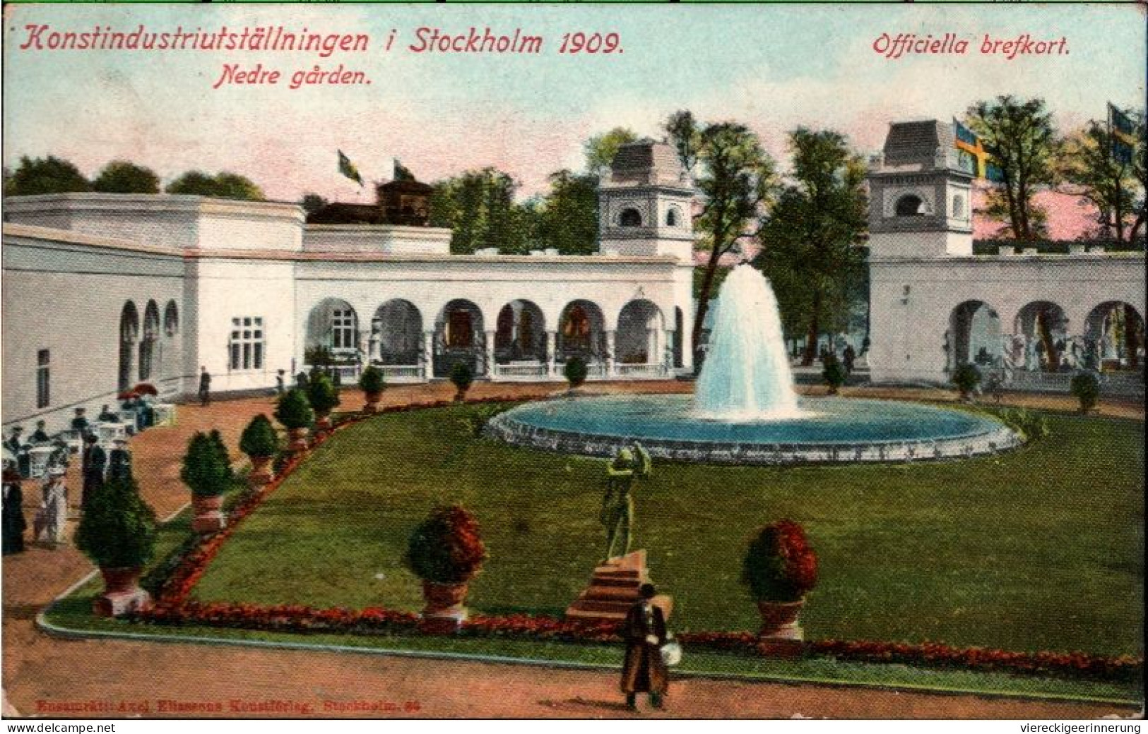 ! 1909 Ansichtskarte Aus Stockholm Ausstellung, Schweden - Suède