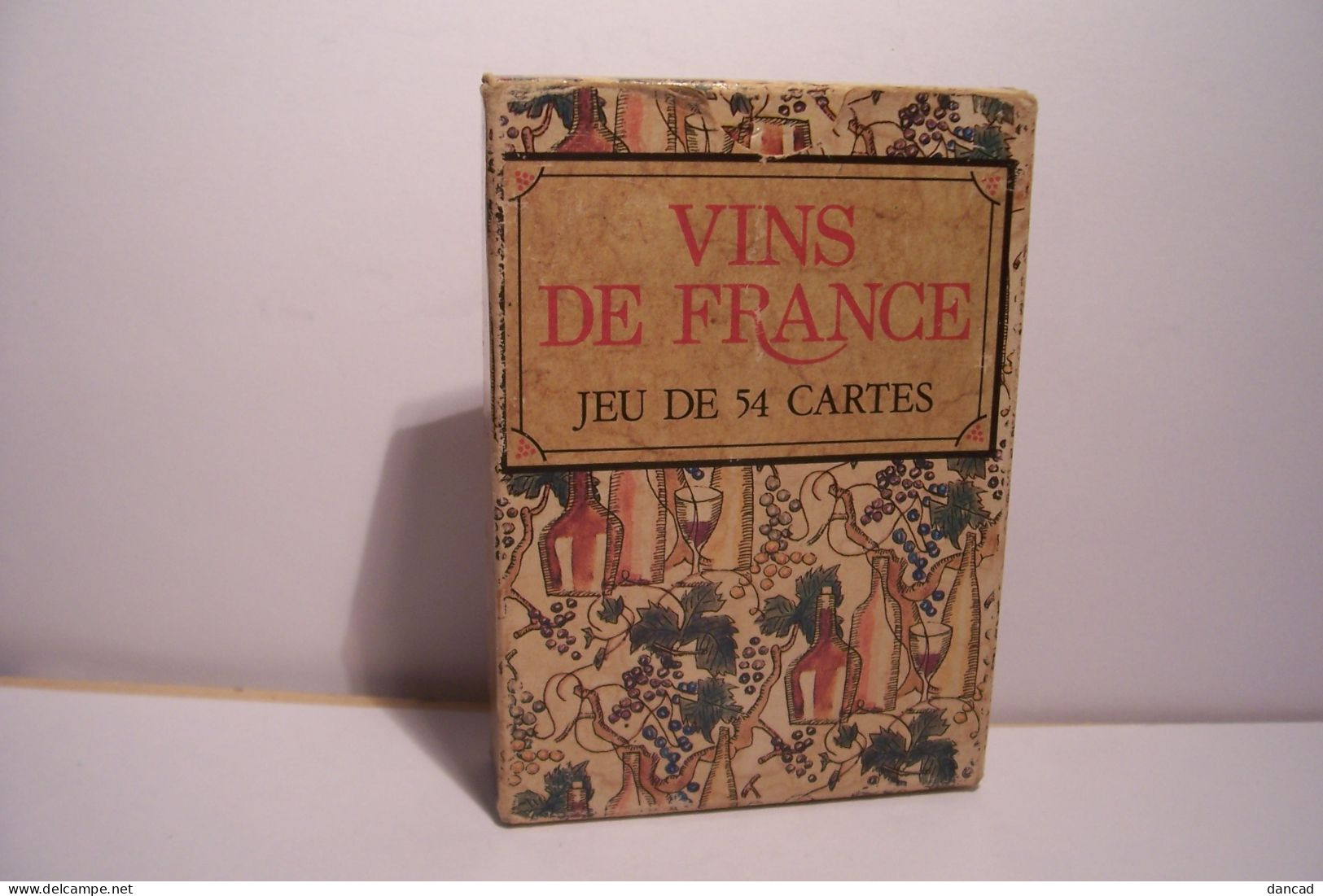 JEU DE 54 CARTES  -  VINS De FRANCE -  Gilles SACKSICK ( Illustrateur )  -COMPLET - 54 Cards