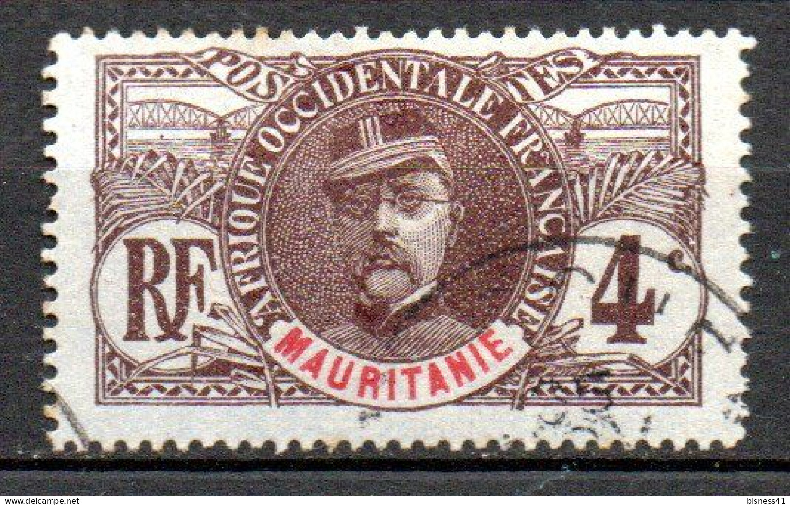 Col33  Colonie Mauritanie N° 3 Oblitéré Cote : 2,50€ - Used Stamps