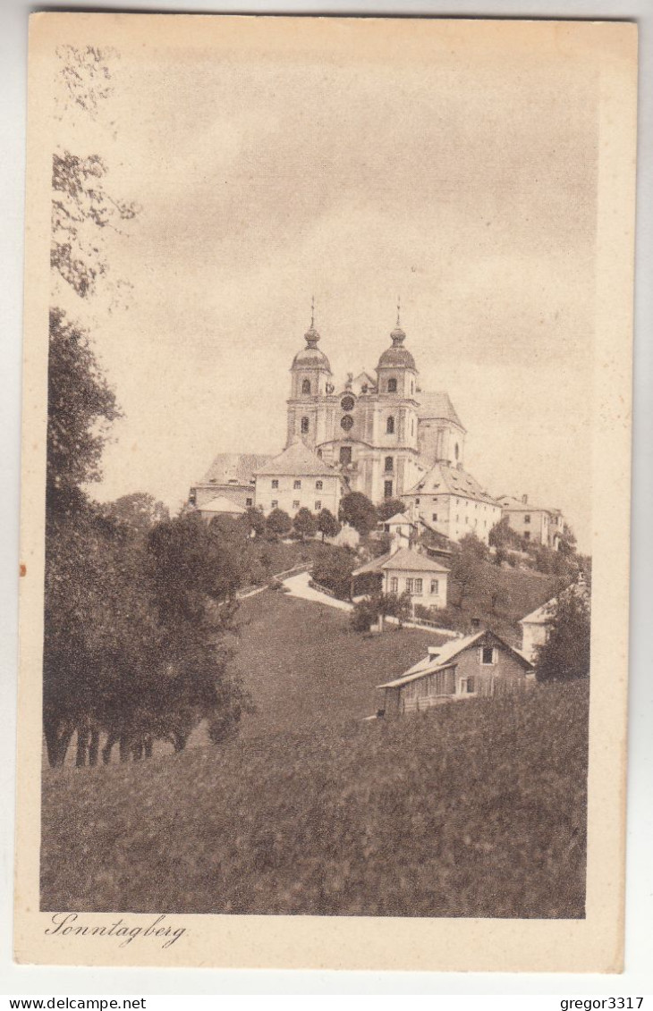 C6998) SONNTAGSBERG - Haus Kirche Straße Wiese Mit Bäumen ALT F. Kling Nachfg. - Sonntaggsberg