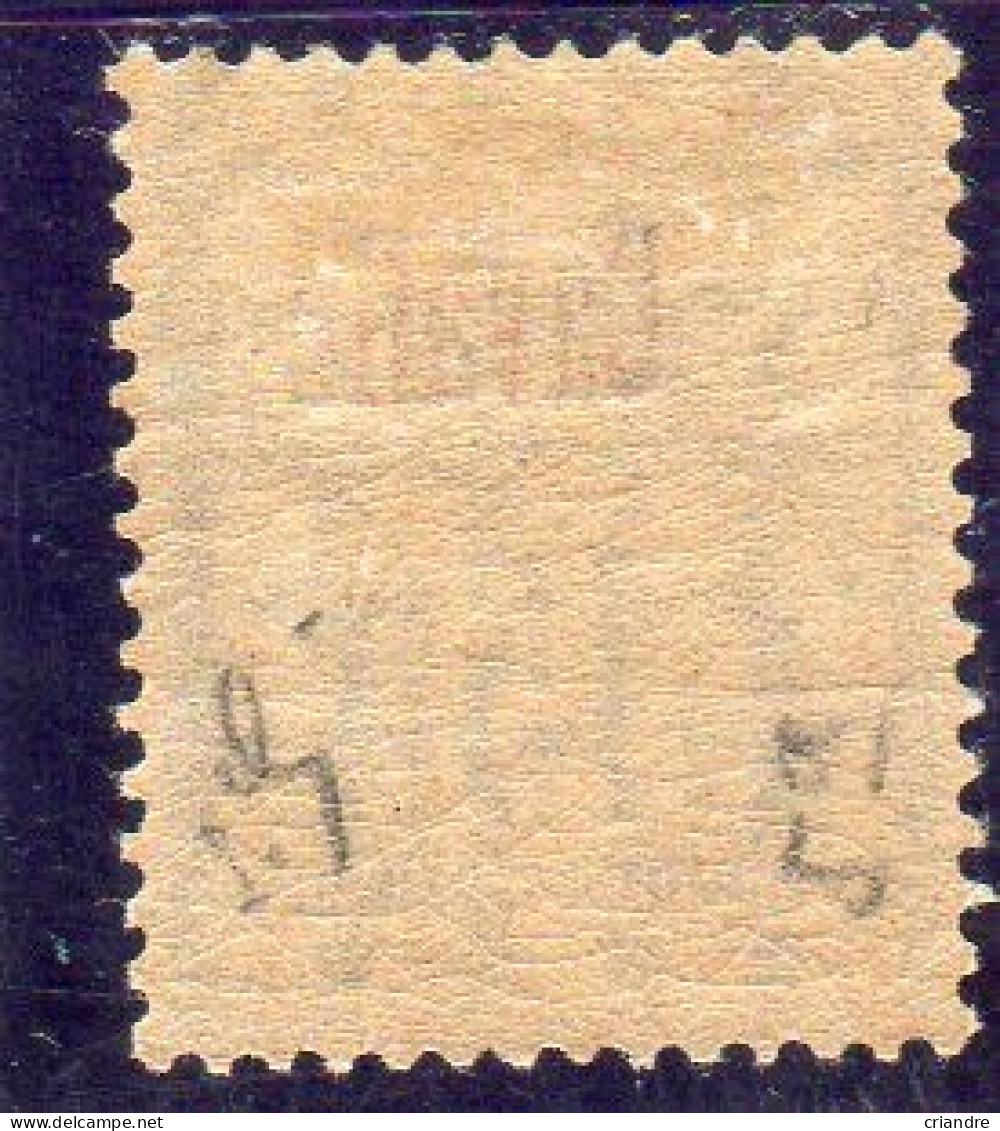 CAVALLE :France Colonies   Année 1883-1900 N° 5   (papier Quadrillé) - Unused Stamps