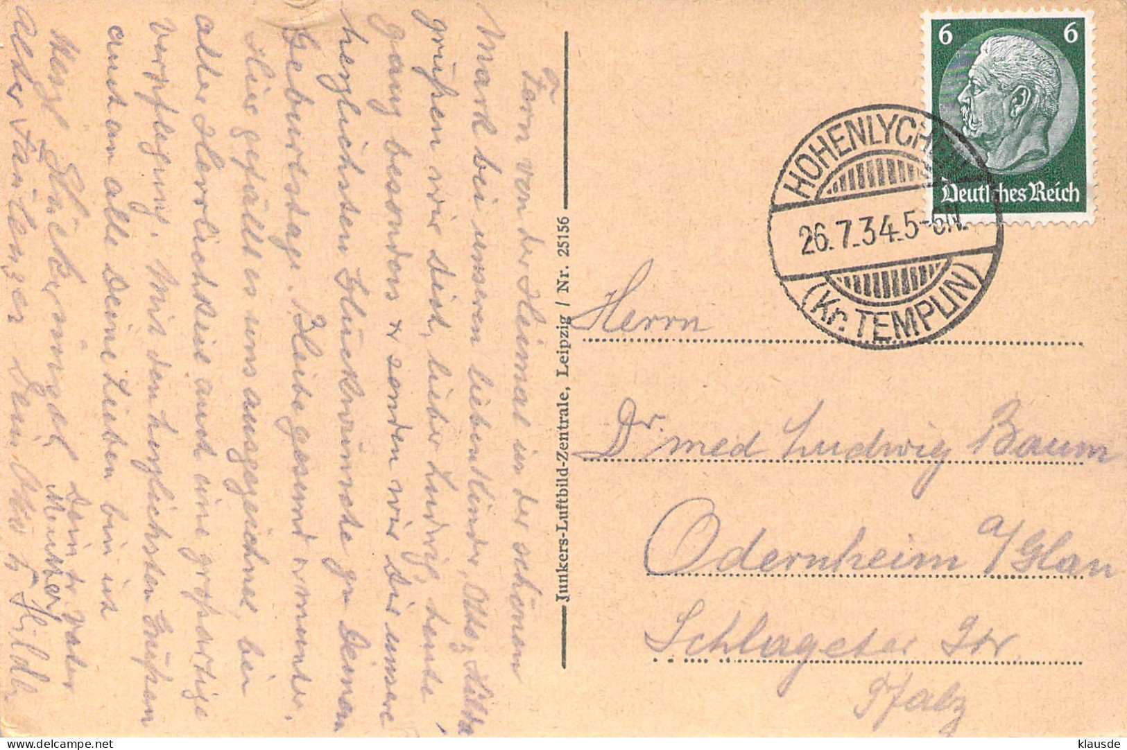 Hohenlychen - Heilstätten,Zenssee Gel.1934 - Templin
