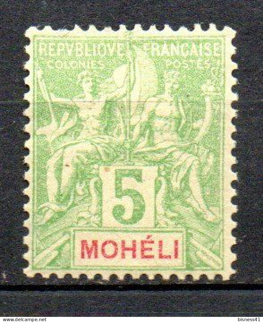 Col33  Colonie Mohéli N° 4 Neuf X MH  Cote : 5,50€ - Unused Stamps