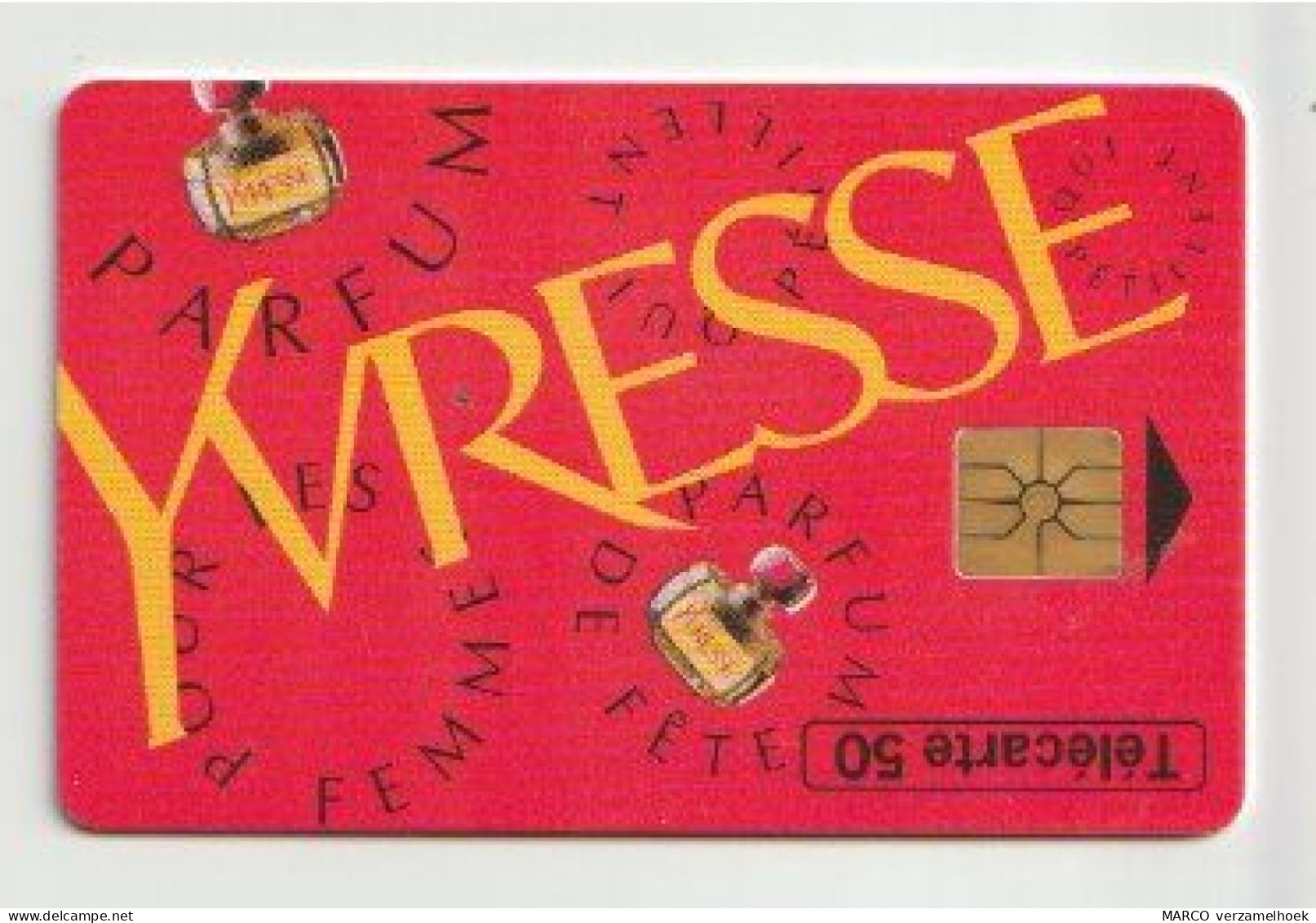 Telefoonkaart-télécarte France Telecom Frankrijk (F) 1996 Yvresse Parfum Yves Saint Laurent - 1999
