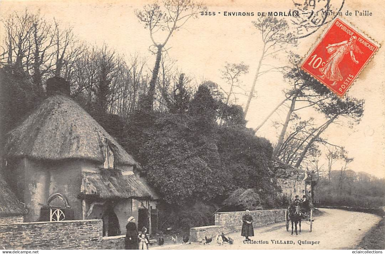 Morlaix           29        La Maison De Paille  -  Décollée -     (voir Scan) - Morlaix