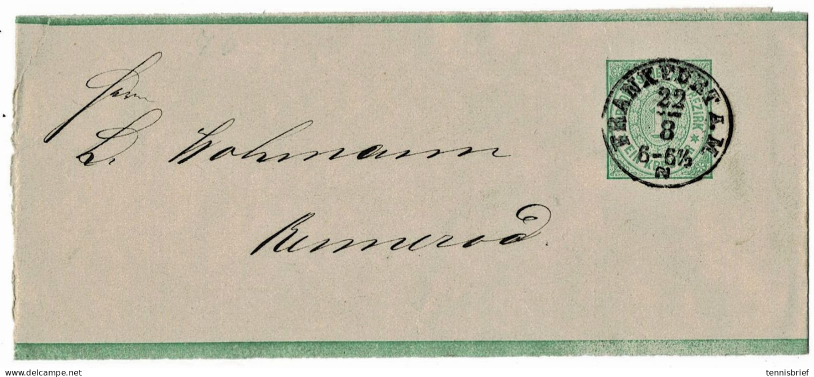 Streifband S. 1, Luxus!, Mi. 185.-  # 7221 - Postal  Stationery