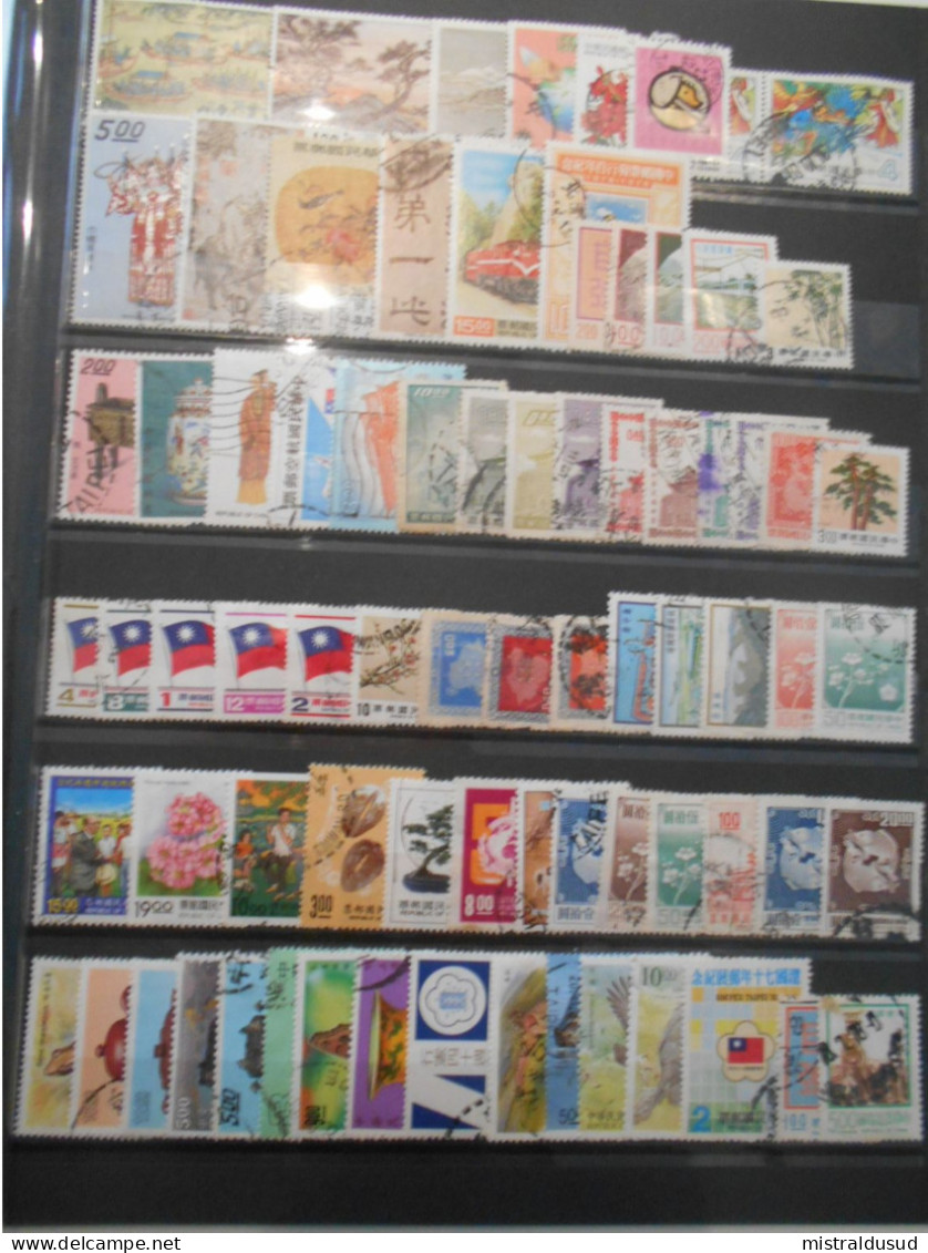 Taiwan Collection , 75 Timbres Obliteres - Verzamelingen & Reeksen