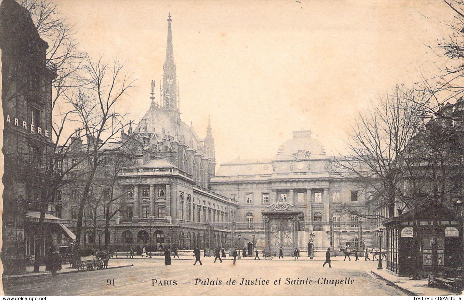 FRANCE - 75 - PARIS - Palais De Justice Et Sainte Chapelle - Carte Postale Animée - Other & Unclassified